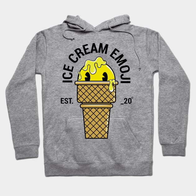 Ice cream emoji T-shirt Hoodie by Darts design studio